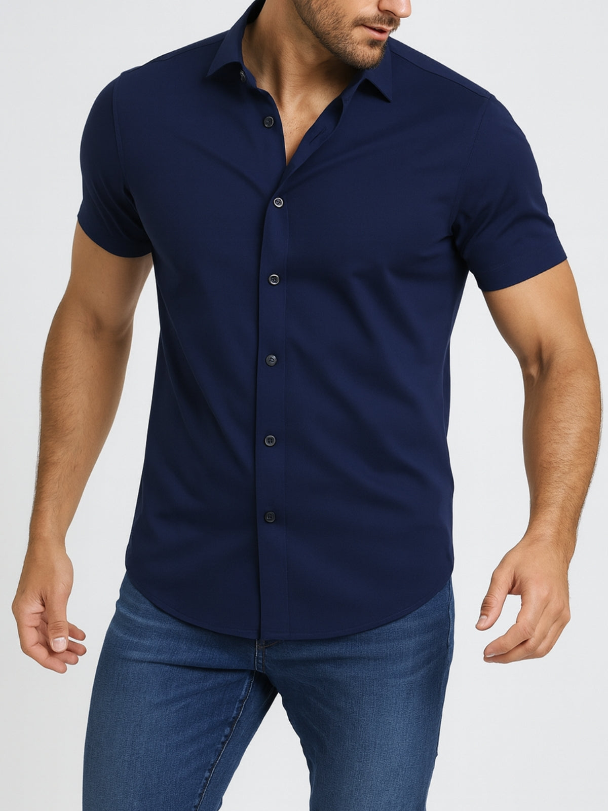Camisa Executive Flex | Elegancia Sin Arrugas