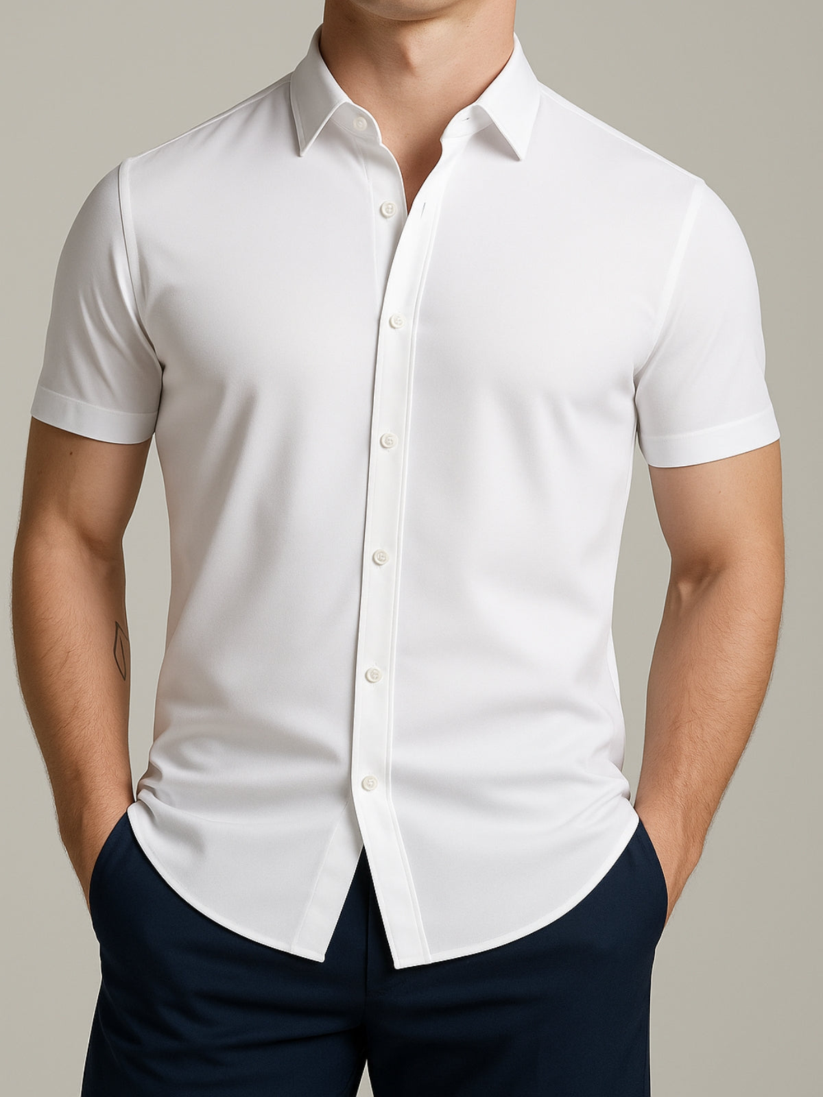 Camisa Executive Flex | Elegancia Sin Arrugas