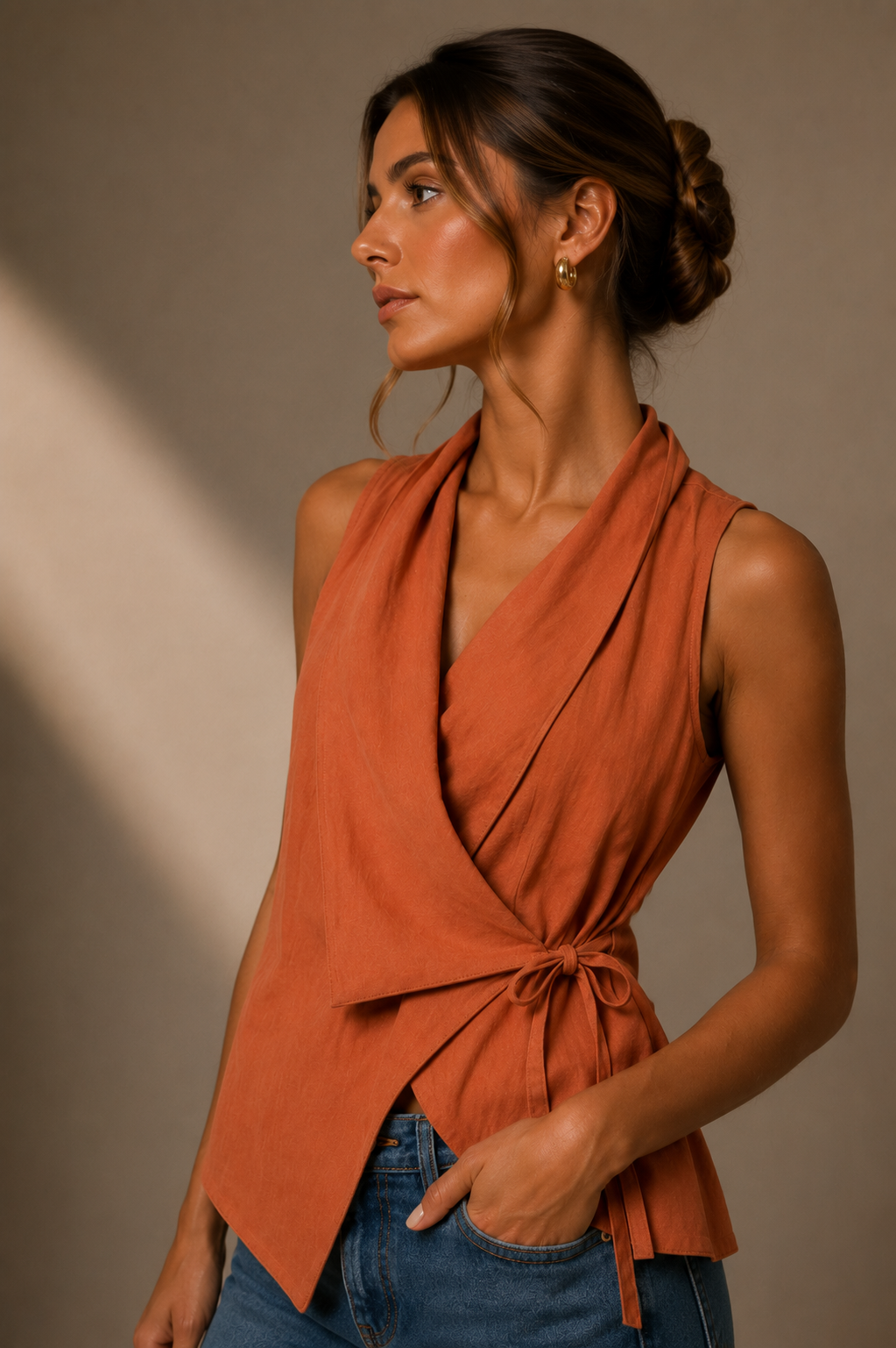 Lorena | Blusa sin mangas