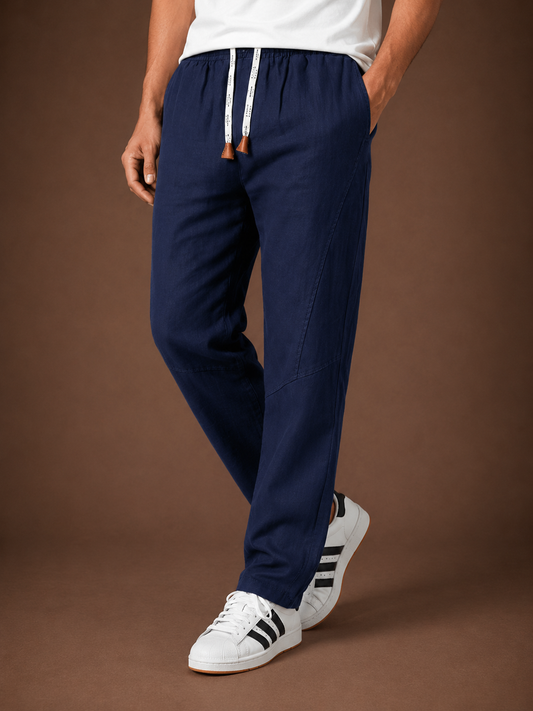 Tsuki - Pantalones japoneses cómodos de lino
