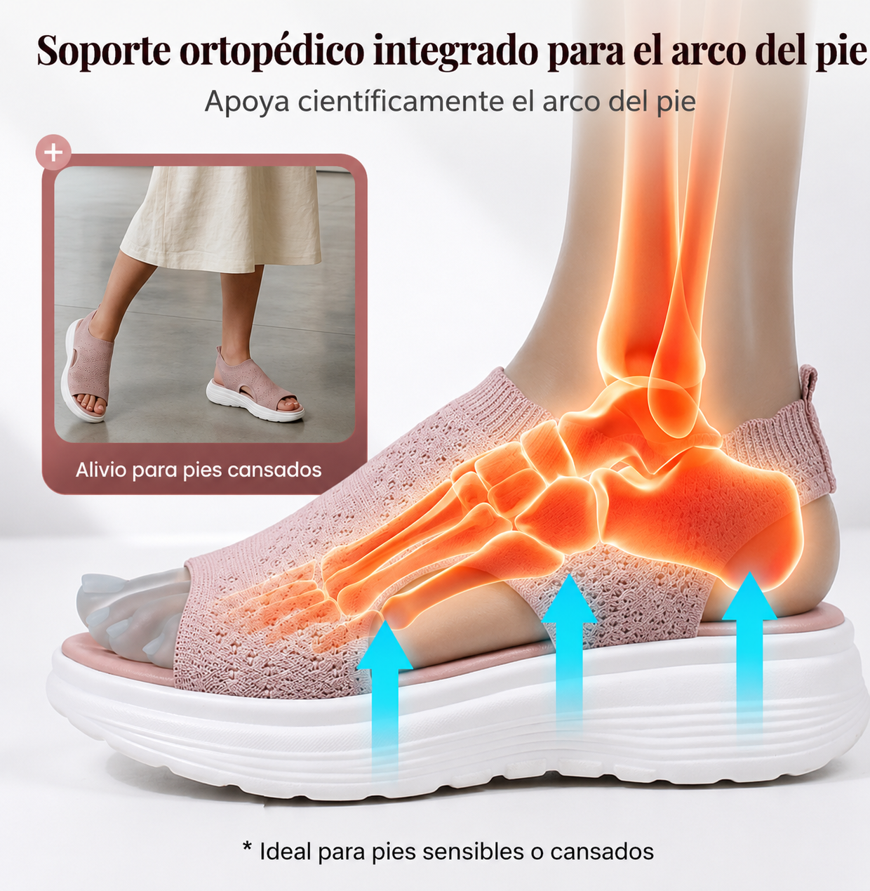 Sandalias CloudStep | Camina Como Sobre Nubes
