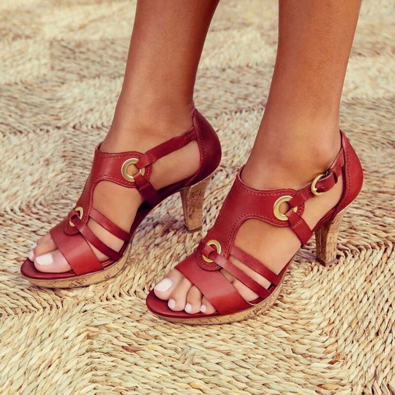BIANCA | Sandalias con tacón estable para una comodidad refinada y un estilo versátil