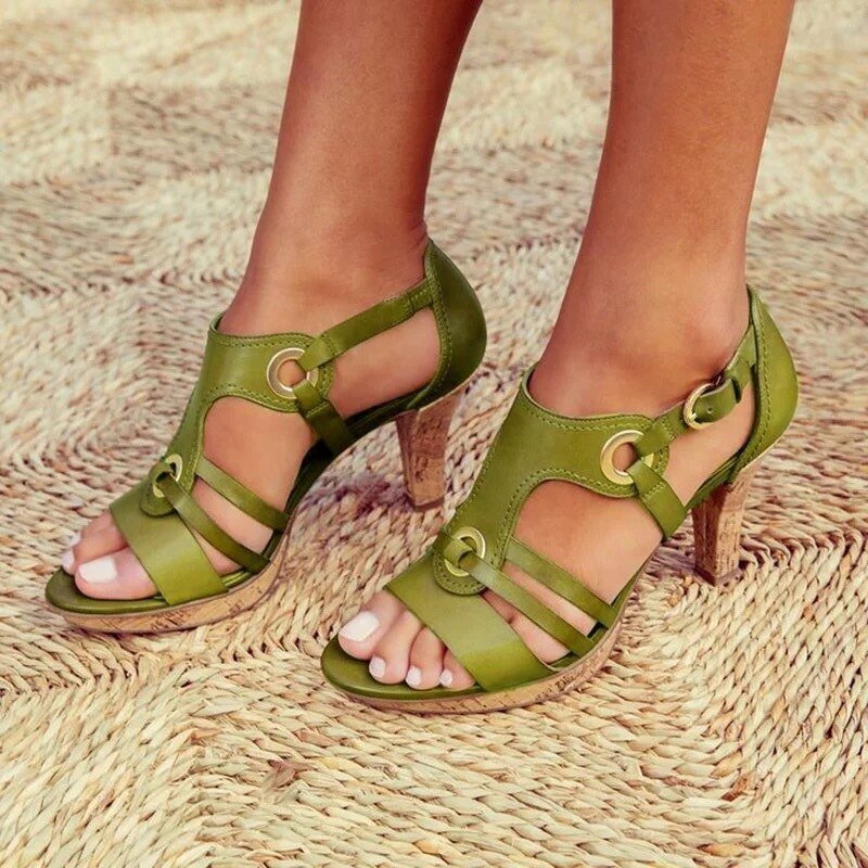 BIANCA | Sandalias con tacón estable para una comodidad refinada y un estilo versátil